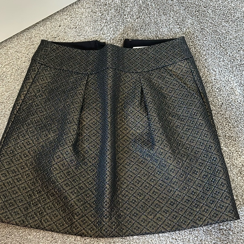Loft Pleated Mini Skirt Size 4